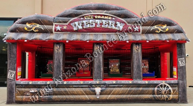 Western themed Carnival Booth Rental Phoenix Scottsdale Arizona